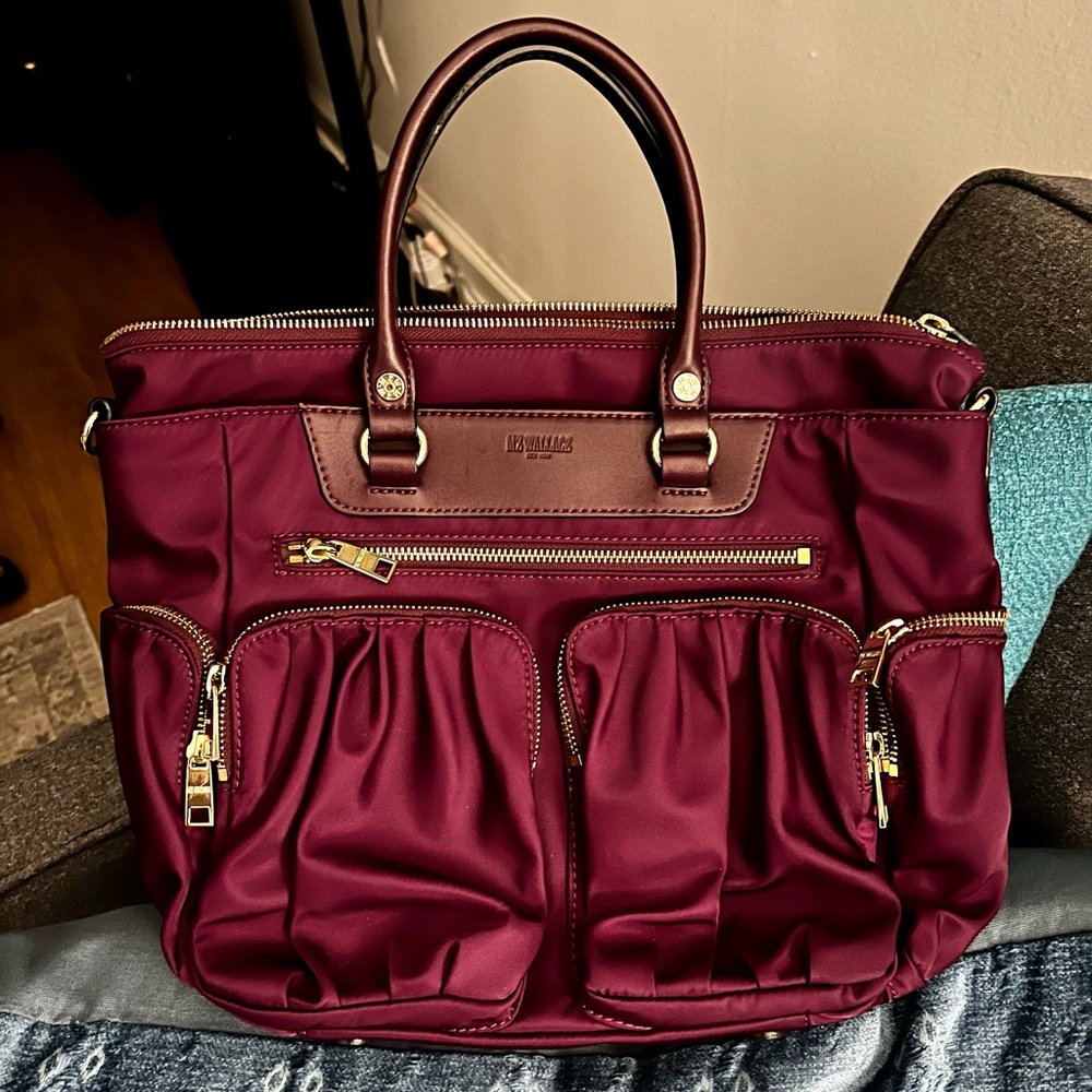 MZ Wallace Burgundy Satchel